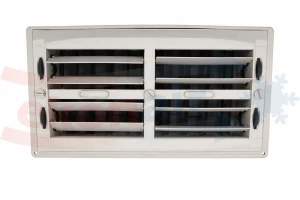 Elbow grille with damper 35° 02-1 (internal 400x200mm)