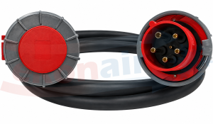 Extension cord (3m long, 63A plug, 63A socket)