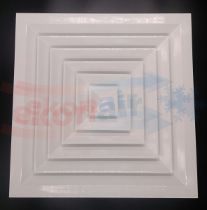 ESCD-EB 495/350 square ceiling diffuser