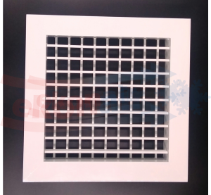 EDDG-EA 200 x 200 mm double deflection grille