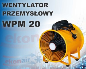 WPM 20 mobile suction fan (1 500 m3 / h)