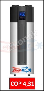 Air to water heat pump ENCW 200 (without coil)