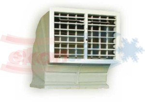 Air duct elbow with Swing grille for Nortes