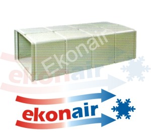 ABS air duct big 650x450x1500mm
