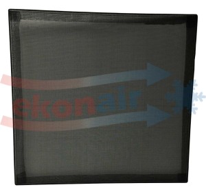 Mistral dust filter with metal bracket