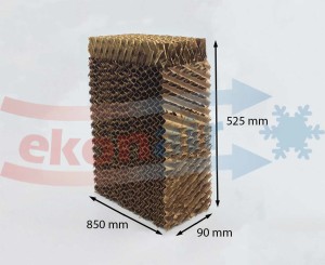 WKŁAD CELULOZOWY TBA 550 (495+30 x 850+x 90 mm)